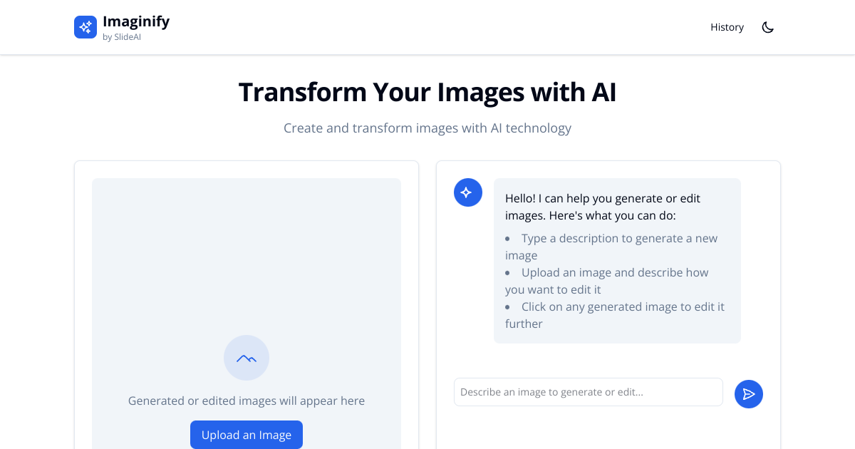 Imaginify screenshot