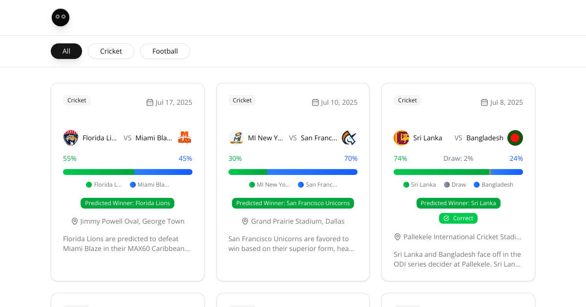 PredictX screenshot