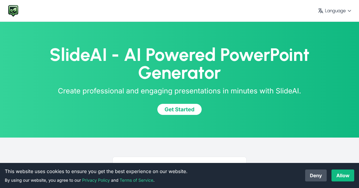 SlideAI screenshot
