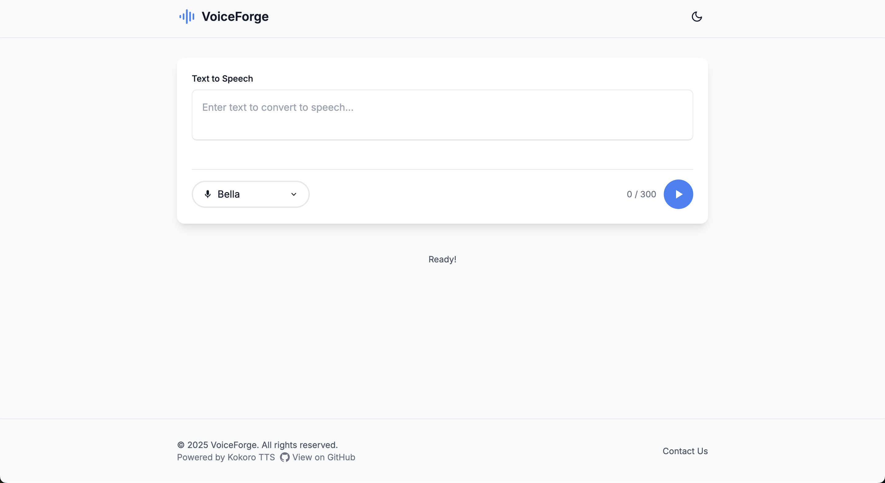 VoiceForge screenshot